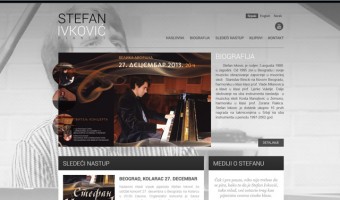 Screenshot Stefanivkovic.com